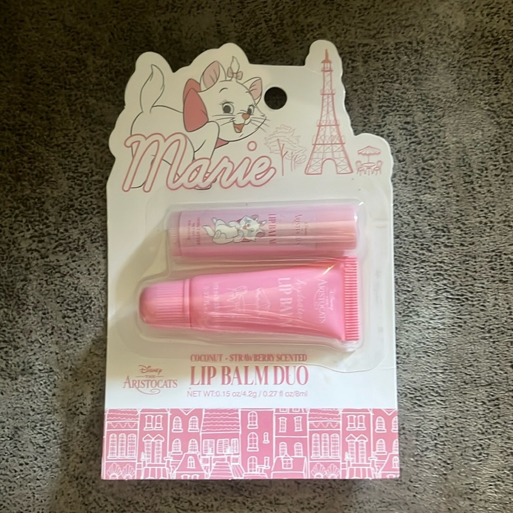 NIP Disney Aristocats Marie Lip Balm Duo